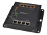 StarTech.com Industrial 8 Port Gigabit PoE Switch, 4 x PoE+ 30W, Power Over Ethernet, Hardened GbE Layer/L2 Managed Switch, Rugged High Power Gigabit Network Switch IP-30/-40C to +75C - Høyre vinkel