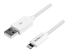 StarTech.com 3m (10ft) Long White Apple® 8-pin Lightning Connector to USB Cable for iPhone / iPod / iPad - Høyre vinkel