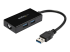 StarTech.com 2 Port USB 3.0 Hub with Ethernet - Venstre vinkel