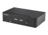 StarTech.com 2 Port DisplayPort KVM Switch, 4K 60Hz, Single Display, Dual Port UHD DP 1.2 USB KVM Switch with Integrated USB 3.0 Hub and Audio, Dell, HP, Apple, Lenovo, TAA Compliant - Høyre vinkel