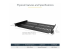 StarTech.com 1U Vented Server Rack Cabinet Shelf, 10in Deep Fixed Cantilever Tray, Rackmount Shelf for 19" AV/Data/Network Equipment Enclosure with Cage Nuts & Screws, 44lbs Weight Cap. - Høyre vinkel