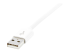 StarTech.com 1m (3ft) White Apple 8-pin Lightning Connector to USB Cable for iPhone / iPod / iPad - Nærbilde