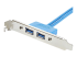 StarTech 2 Port USB 3.0 A Female Slot Plate Adapter - Nærbilde