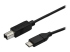 StarTech.com USB C to USB B Printer Cable - Høyre vinkel