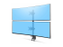 StarTech.com Desk Mount For 2x Vertically Stacked Monitors, Dual 49", TAA - Høyre vinkel