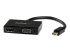 StarTech.com Mini DisplayPort to HDMI and VGA - Høyre vinkel