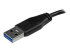 StarTech.com 15cm 6in Short Slim USB 3.0 A to Micro B Cable M/M - Nærbilde