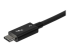 StarTech.com 2.6ft (80cm) Thunderbolt 3 Cable, 40Gbps, 100W PD, 4K/5K Video, Thunderbolt-Certified, Compatible w/ TB4/USB 3.2/DisplayPort - Nærbilde