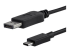 StarTech.com 3ft/1m USB C to DisplayPort 1.2 Cable 4K 60Hz, USB-C to DisplayPort Adapter Cable HBR2, USB Type-C DP Alt Mode to DP Monitor Video Cable, Compatible with Thunderbolt 3, Black - Nærbilde