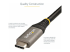 StarTech.com 3ft (1m) USB C Cable 10Gbps, USB-IF Certified USB-C Cable, USB 3.1/3.2 Gen 2 Type-C Cable, 100W (5A) Power Delivery Charging, DP Alt Mode, USB C to C Cord, Charge & Sync - Nærbilde