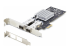 StarTech.com 2-Port GbE SFP Network Card, PCIe 2.0 x1, Intel I350-AM2 2x 1GbE Controller, 1000BASE Copper/Fiber Optic, Dual-Port Gigabit Ethernet NIC, Desktop/Server Backplanes - Venstre vinkel