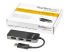 StarTech.com 3-Port Multi Monitor Adapter, DisplayPort 1.4 to 3x 4K DP Video Splitter, Triple or Dual 4K, Laptop/Desktop DisplayPort MST Hub for Multiple Monitors, Windows Display Adapter - Høyre vinkel