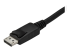 StarTech.com 3ft/1m USB C to DisplayPort 1.2 Cable 4K 60Hz, USB-C to DisplayPort Adapter Cable HBR2, USB Type-C DP Alt Mode to DP Monitor Video Cable, Compatible with Thunderbolt 3, Black - Nærbilde