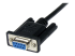 StarTech.com 2m Black DB9 RS232 Serial Null Modem Cable F/M - Nærbilde