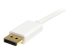 StarTech.com 1m 3 ft White Mini DisplayPort to DisplayPort 1.2 Adapter Cable M/M - Nærbilde