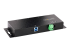 StarTech.com 4-Port Industrial USB 3.0 5Gbps Hub, Rugged USB Hub w/15kV Air/8kV Contact ESD and Surge Protection, DIN/Wall/Desk Mountable USB-A Hub, USB Expansion Hub with Locking Ports - Tilbake