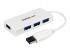 StarTech.com 4 Port USB 3.0 Hub - Venstre vinkel