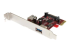 StarTech.com 2 port PCI Express SuperSpeed USB 3.0 Card with UASP Support - Venstre vinkel