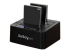 StarTech.com Standalone Hard Drive Duplicator, Dual Bay HDDSSD ClonerCopier, USB 3.1 (10 Gbps) to SATA III (6Gbps) HDDSSD Docking Station, Hard Disk Duplicator Dock - Høyre vinkel