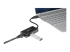 StarTech.com 2 Port USB 3.0 Hub with Ethernet - Venstre vinkel