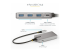 StarTech.com 4-Port USB-C Hub with USB-C DP Alt Mode Video Output 4K 60Hz, 3x USB-A, 1x USB-C, 100W Power Delivery Pass-Through, USB 3.2 Gen 2 (10Gbps), Portable USB Type-C to USB Type-A/C - Flere vinkler