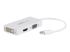 StarTech.com Travel A/V Adapter: 3-in-1 Mini DisplayPort to VGA DVI or HDMI Converter - Venstre vinkel