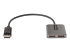 Startech 2-Port DisplayPort MST Hub, Dual 4K 60Hz, DP to 2x DisplayPort Monitor Adapter, DP 1.4 Multi-Monitor Video Adapter w/ 1ft Built-in Cable, USB Powered, Windows Only - Venstre side