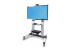 StarTech.com Rolling TV Cart/Stand On Wheels, Up to 100inch/220lb Screens - Høyre vinkel