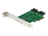 StarTech.com 3-port M.2 SSD (NGFF) Adapter Card - Venstre vinkel