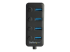 StarTech.com 4 Port USB 3.0 Hub, USB-A to 4x USB 3.0 Type-A with Individual On/Off Port Switches, SuperSpeed 5Gbps USB 3.1/USB 3.2 Gen 1, USB Bus Powered, Portable, 9.8" Attached Cable - Nærbilde