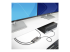 Startech 2-Port DisplayPort MST Hub, Dual 4K 60Hz, DP to 2x DisplayPort Monitor Adapter, DP 1.4 Multi-Monitor Video Adapter w/ 1ft Built-in Cable, USB Powered, Windows Only - Venstre vinkel