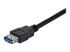 StarTech.com 1m Black SuperSpeed USB 3.0 Extension Cable A to A - Nærbilde