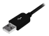 StarTech.com 3m (10ft) Long Black Apple® 8-pin Lightning Connector to USB Cable for iPhone / iPod / iPad - Høyre vinkel