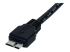 StarTech 0.5m (1.5ft) Black SuperSpeed USB 3.0 Cable A to Micro B - Høyre vinkel