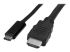 StarTech.com USB C to HDMI Cable - Venstre vinkel