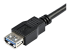 StarTech.com 2m Black SuperSpeed USB 3.0 Extension Cable A to A - Nærbilde