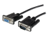 StarTech.com 0.5m Black Straight Through DB9 RS232 Serial Cable - Høyre vinkel