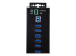 StarTech.com 10 Port USB Hub with Power Adapter, Surge Protection, Metal Industrial USB 3.0 Data Transfer Hub, Din Rail, Wall or Desk Mountable, High Speed USB 3.1/ USB 3.2 Gen 1 5Gbps Hub - Nærbilde