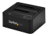 StarTech.com Dual-Bay USB 3.0 to SATA and IDE Hard Drive Docking Station, USB Hard Drive Dock, External 2.53.5 SATA III and IDE (40 pin) SSDHDD Docking Station, Hot-Swap Hard Drive Bays - Høyre vinkel