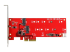 StarTech.com 2x M.2 SATA SSD Controller Card - Fremsiden