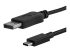 StarTech.com 3ft/1m USB C to DisplayPort 1.2 Cable 4K 60Hz, USB-C to DisplayPort Adapter Cable HBR2, USB Type-C DP Alt Mode to DP Monitor Video Cable, Compatible with Thunderbolt 3, Black - Nærbilde