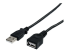 StarTech.com 10 ft Black USB 2.0 Extension Cable A to A - Høyre vinkel