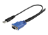 StarTech.com 10 ft Ultra Thin USB VGA 2-in-1 KVM Cable - Høyre vinkel