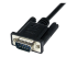 StarTech.com 2m Black DB9 RS232 Serial Null Modem Cable F/M - Nærbilde