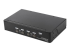 StarTech.com 4 Port DisplayPort KVM Switch, 4K 60Hz, Single Display, Dual Port UHD DP 1.2 USB KVM Switch with Integrated USB 2.0 Hub and Audio, Dell, HP, Apple, Lenovo, TAA Compliant - Høyre vinkel