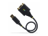 StarTech.com 1ft/30cm USB to Null Modem Serial Adapter Cable, FTDI, RS232 - Fremsiden