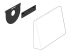 Logitech Tap Wall Mount - Venstre vinkel
