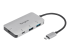 Targus - Hub - 2 x USB 3.2 Gen 1 + 1 x USB-C 3.2 Gen 1 + 1 x USB-C 3.2 Gen 1 (strømforsyning) - Venstre vinkel
