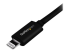 StarTech.com 3m (10ft) Long Black Apple® 8-pin Lightning Connector to USB Cable for iPhone / iPod / iPad - Høyre vinkel